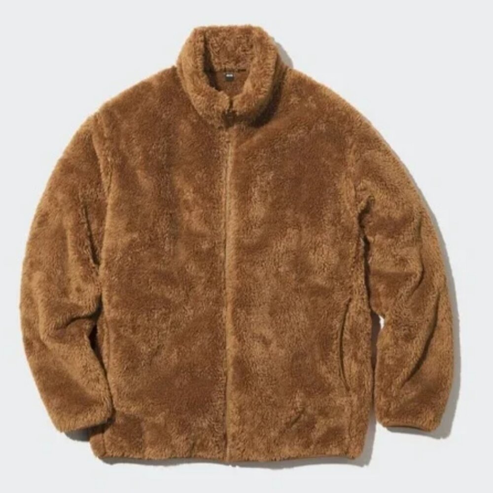 UNIQLO sherpa teddy jacket